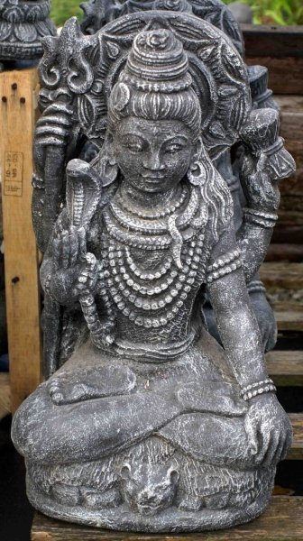 statue Shiva pierre H 51 cm Sedan Ardennes