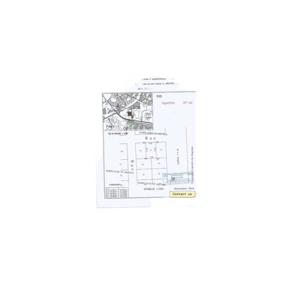 Terrain ker yoff plan