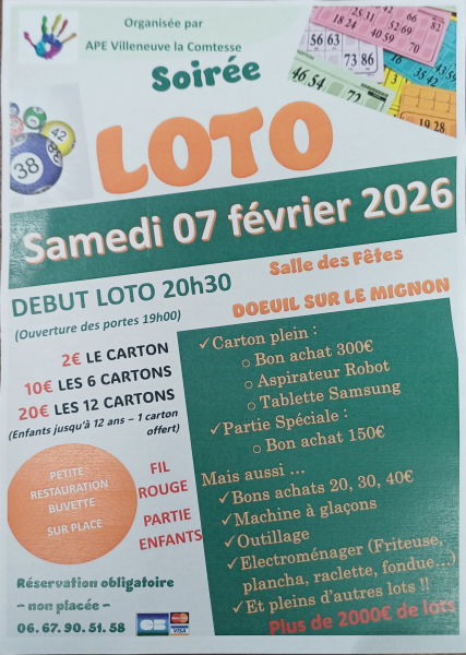 Loto ape Villeneuve-la-Comtesse