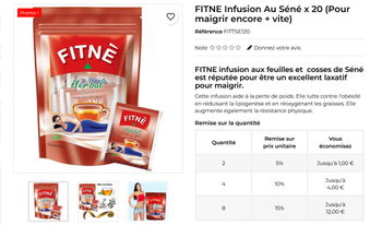 EXEMPLE DE PRODUITS EN VENTE