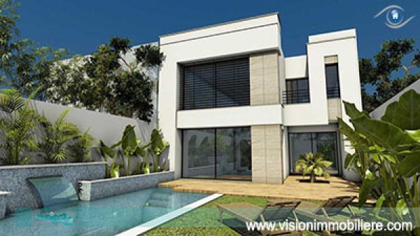 Vente villa jolies S+4 Hammamet Tunisie