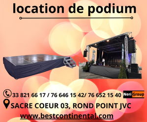 Annonce LOCATION PODIUM SENEGAL 04 Dakar Sénégal