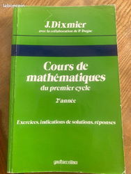 Mathématiques/Dixmier/Cours premier cycle 2e année Esch Luxembourg