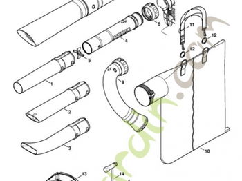 Pieces d&#039;origine souffleur husqvarna Val-d&#039;Ajol Vosges