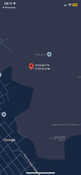 terrains 200 mètres carrés  à vendre à Ndayane