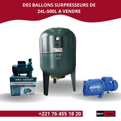 DES BALLONS SURPRESSEURS DE 24L-500L EN VENTE