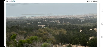 belle vue du terrain