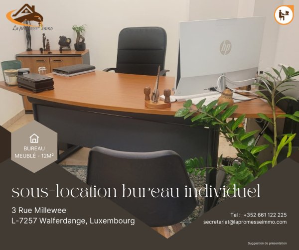 LOCATION BUREAUX & ESPACES COWORKING Luxembourg