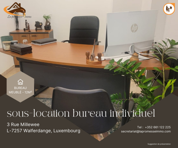 LOCATION BUREAUX &amp; ESPACES COWORKING Luxembourg