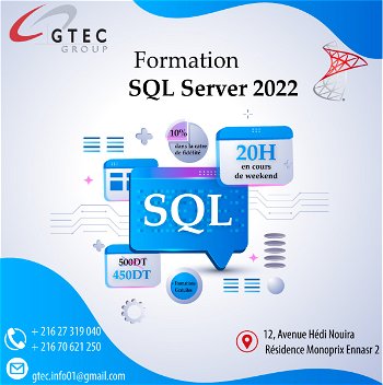 Formation SQL Certifiante Tunis Tunisie