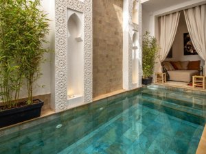 Vente riad maison d&amp;rsquo hotes 4 chambres piscine Marrakech Maroc