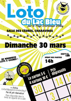 LOTO DU PVV CHARAVINES 30 MARS 2025