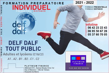 FORMATION PREPARATOIRE DELF DALF TOUT PUBLIC Rabat Maroc