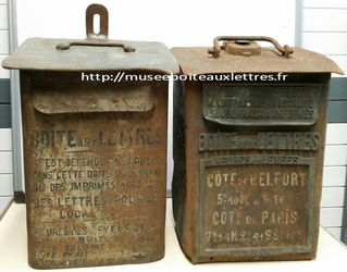 boite aux lettres ancienne ptt mobile gare Senlis Oise