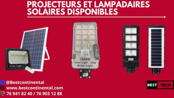 Annonce DES PROJECTEURS / LAMPADAIRES SOLAIRE BONNE QUALITE Dakar Sénégal