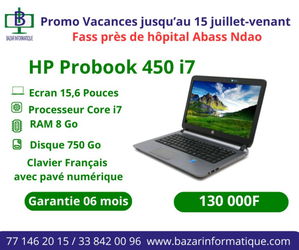 Annonce PROMOTION ORDINATEUR P PROBOOK 450 core i7 Dakar Sénégal