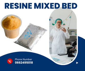 Résine pour eau de laboratoire maîtrisée