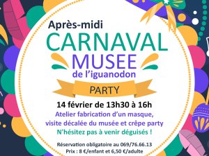 Après-midi Carnaval Musée l&#039;iguanodon Mons Belgique