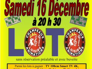 loto 16 décembre 2023 champeaux 77720 Seine et Marne