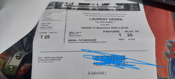 Billet Laurent Gerra x 2