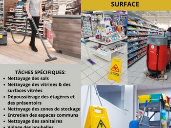 Annonce NETTOYAGE PROFESSIONNEL POUR MAGASINS COMMERCES GRANDES SURFACES Dakar