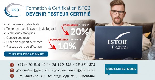 Formation_Certification_ISTQB_niveau_Foundation L'Ariana Tunisie