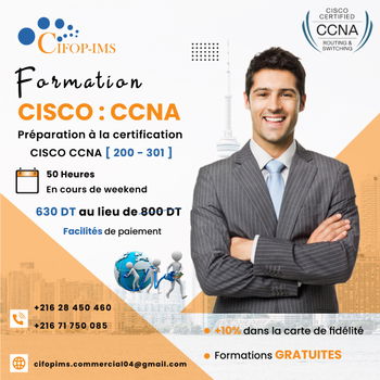 Annonce Formation Cisco CCNA Tunis Tunisie