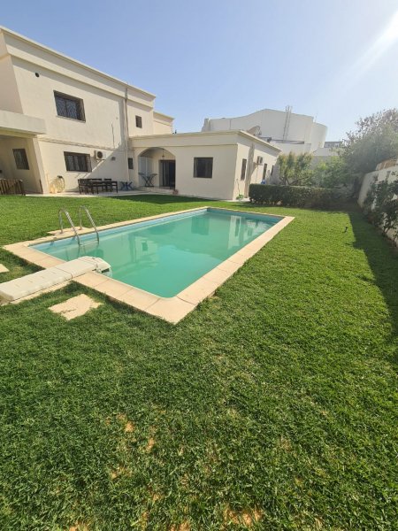 Location Rez chaussée Villa plus Piscine H Standing Sousse Tunisie