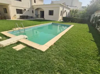 Location Rez chaussée Villa plus Piscine H Standing Sousse Tunisie