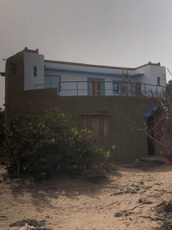 Maison vue de la plage 