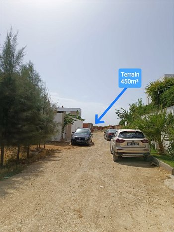 Terrain 450m² a Dar Fadhal, La Soukra 