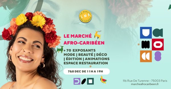 Annonce marché noël afro caribéen Paris