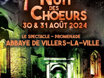 Annonce Nuit des Choeurs 2024 Waterloo Belgique