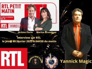 Interview de mon métier de magicien à RTL matin.