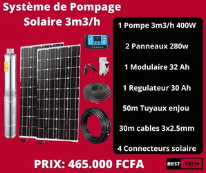 Annonce KIT POMPAGE SOLAIRE Dakar Sénégal