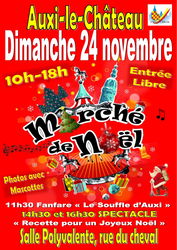 Annonce Marché Noël 2024 d'Auxi-le-Château Pas de Calais