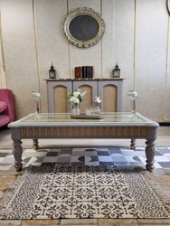 Ensemble unique meubles télé table basse restaurés main ! Marrakech
