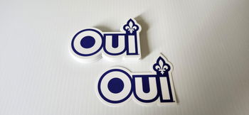 Autocollants Québec OUI référendum