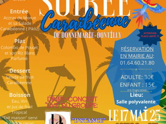 Flyer soirée caraibéenne