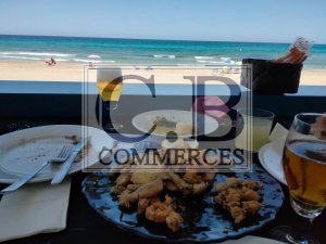 Fonds commerce cb commerces restaurant beach club 1º ligne mer plage Cartagene