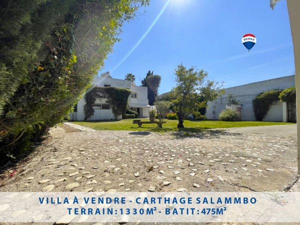 Vente Villa Carthage Salammbo Tunis Tunisie