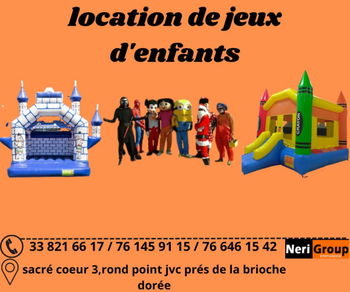 Annonce JEUX D&#039;ENFANTS LOCATION 15 Dakar Sénégal