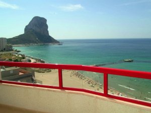 Appart 4 pers face mer accès direct plage 1 cham clim pisc park Calpe