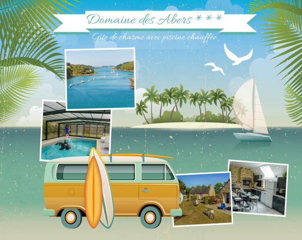Domaine des Abers piscine chauffée