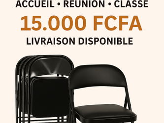 chaise bureau pliable