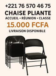 chaise bureau pliable
