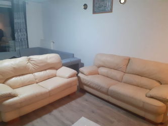 Vends 2 canapé 2 3 places fixe beige cuir buffle Echirolles Isère