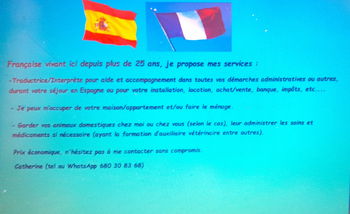 Carte de viste Services Catherine