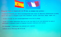 Carte de viste Services Catherine