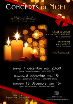 Concerts Noël 2024